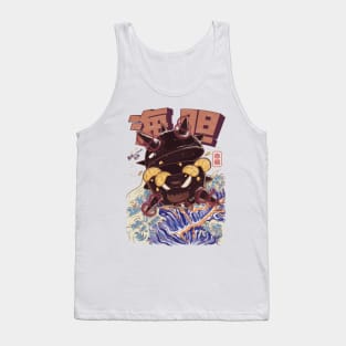 Sea Urchin Illustration Anime Design Tank Top